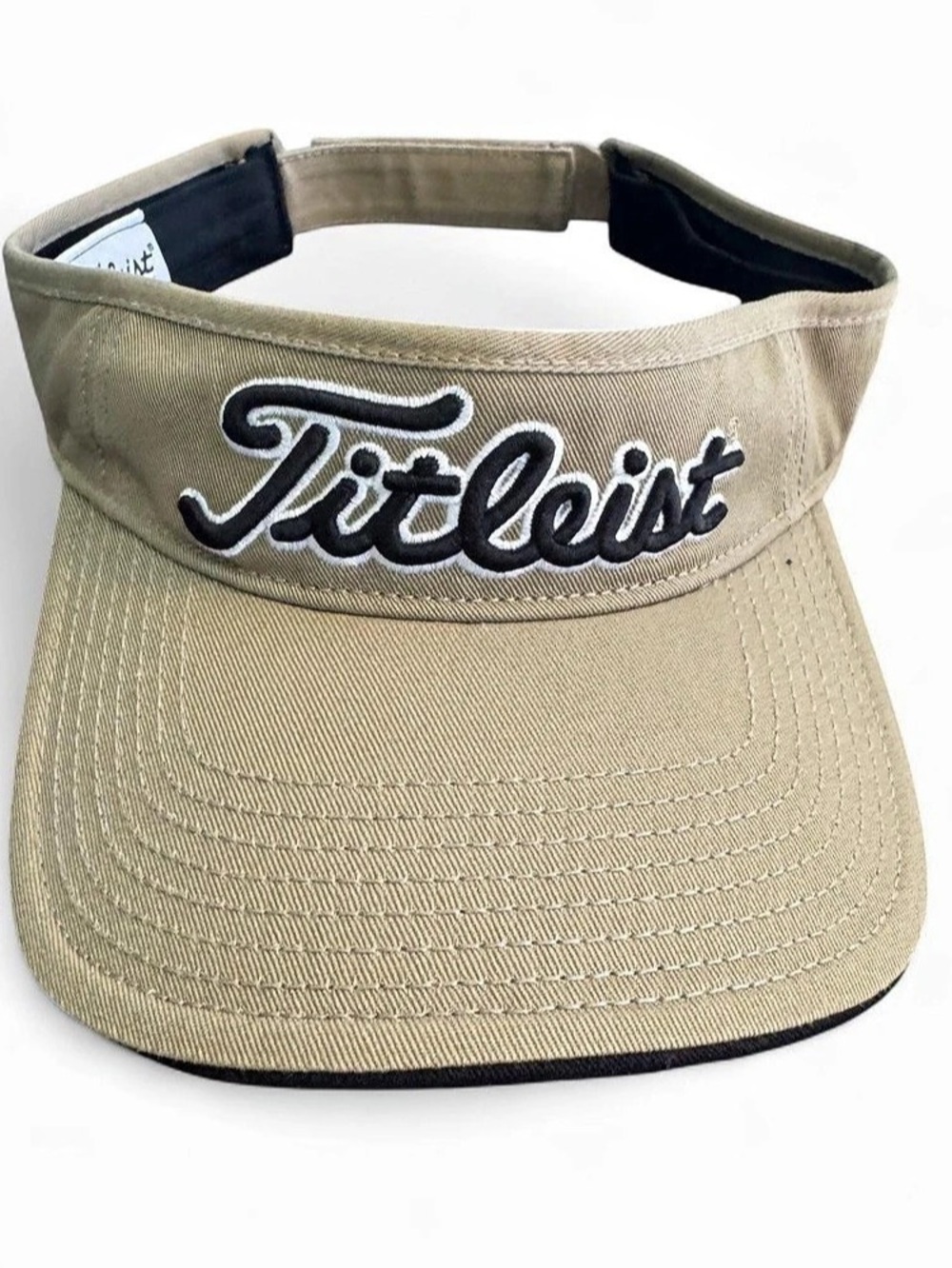 Titleist Pro V1 Khaki Adjustable Embroidered Golf Visor